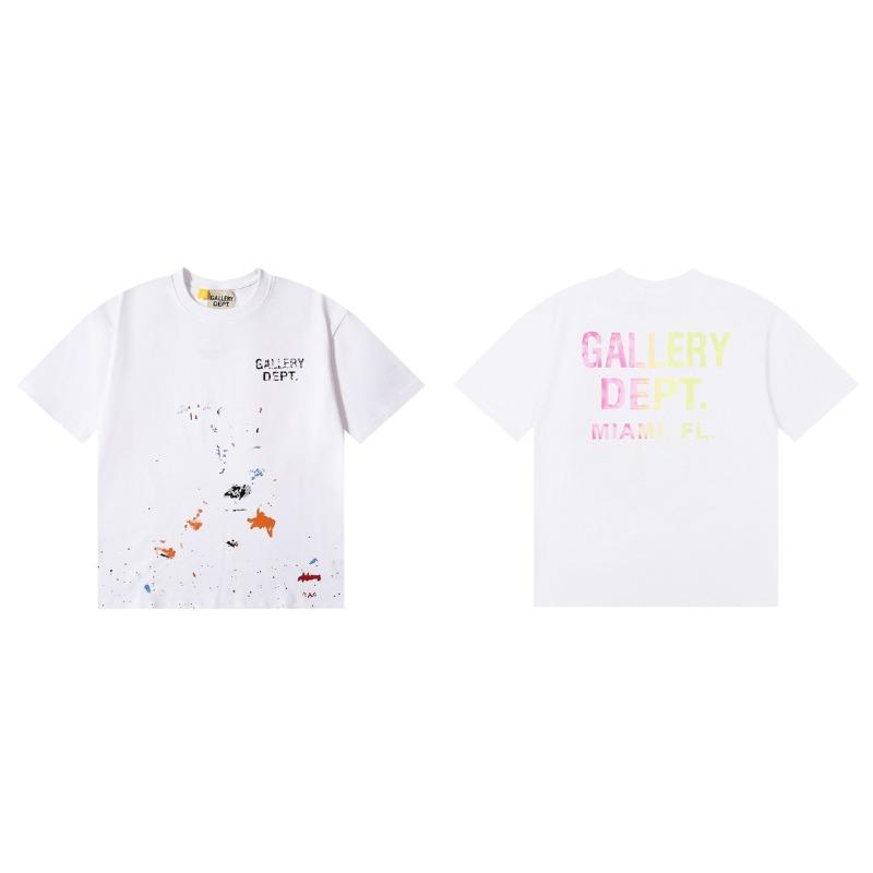 ROADVIBE Maglietta Vintage High Street Galleria Dept Camicia Stampata T-shirt con Stampa di Lettere alla Moda Maglietta Casual Girocollo T-shirt Donna Top Estivo di Marca