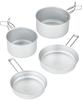 VASTLAND Aluminum Camping Cookware Set Storage Bag 4-Piece (Cookware, Pot, Included)