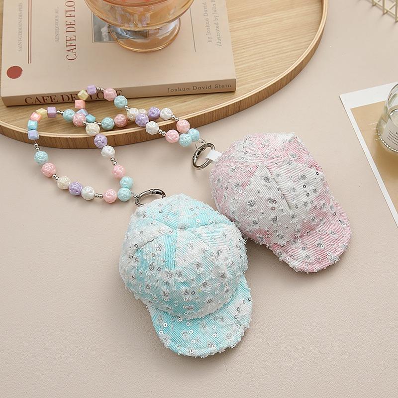 New Sequined Change Bag Cosmetic Bag Cap Earphone Bag Neck Male Creative Universal Storage Bag Pendant Female Male
