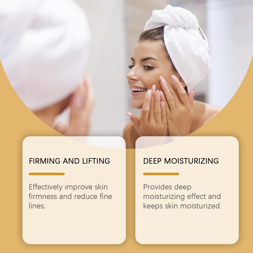 Cream Firming, Moisturizing, Hydrating, Nourishing, Caring Facial Skin And Smoothing Fine Lines Moisturizing Cream