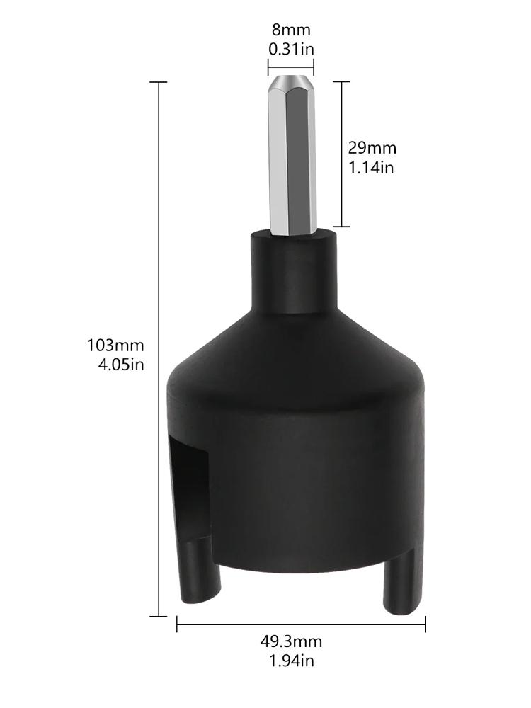 Manchon Isolant pour Clôture Électrique Boucle d'Isolation pour Perceuse Électrique Tambour à Vis Isolateur d'Impulsion Haute Tension Douille Accessoires