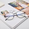 Glasses Personalized Retro Polygonal Matte Glasses The Same for Men and Women Can Be Matched with Myopia Flat Glasses