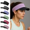 Multicolor Sweat-absorbing Hairband Elastic UV Protection Cap Creative Breathable Hat  Tennis