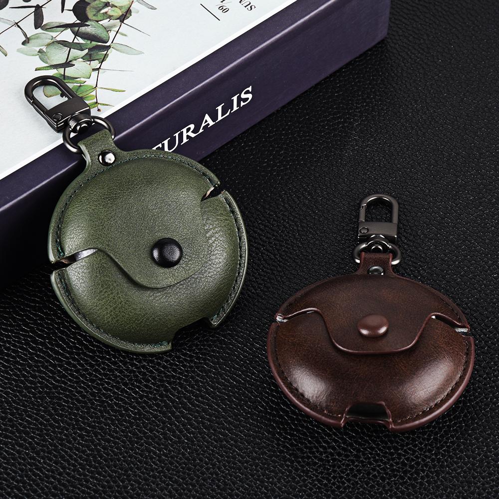 Case for Huawei FreeBuds 4i 5i 6i Leather Business Case Wireless Earphone Headphone Shockproof Cover with Hook Accessories