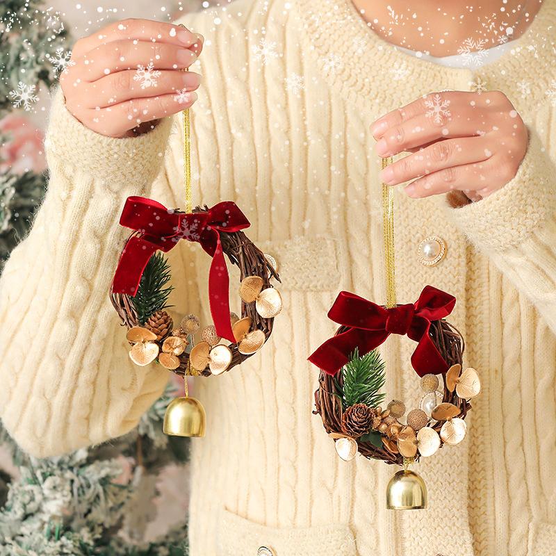 Christmas Deer Antler Design Home Decoration Pendant Wall Hanging Christmas Decorations Xmas Atmosphere 20cm