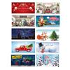 Christmas Garage Door Cover Large Christmas Banner Backdrop Decoration for Indoor Outdoor Garage Door Gate Party Wall Decor