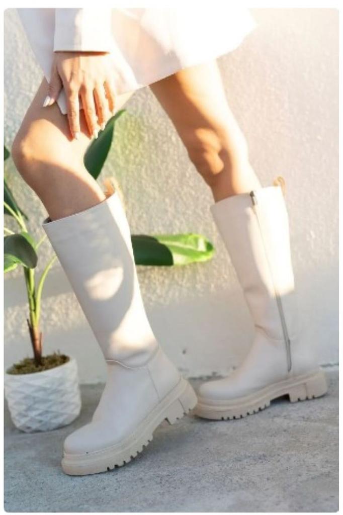 Women Modern Stylish Fashion Boots Boots Faux Leather Boots Black Skin Dream