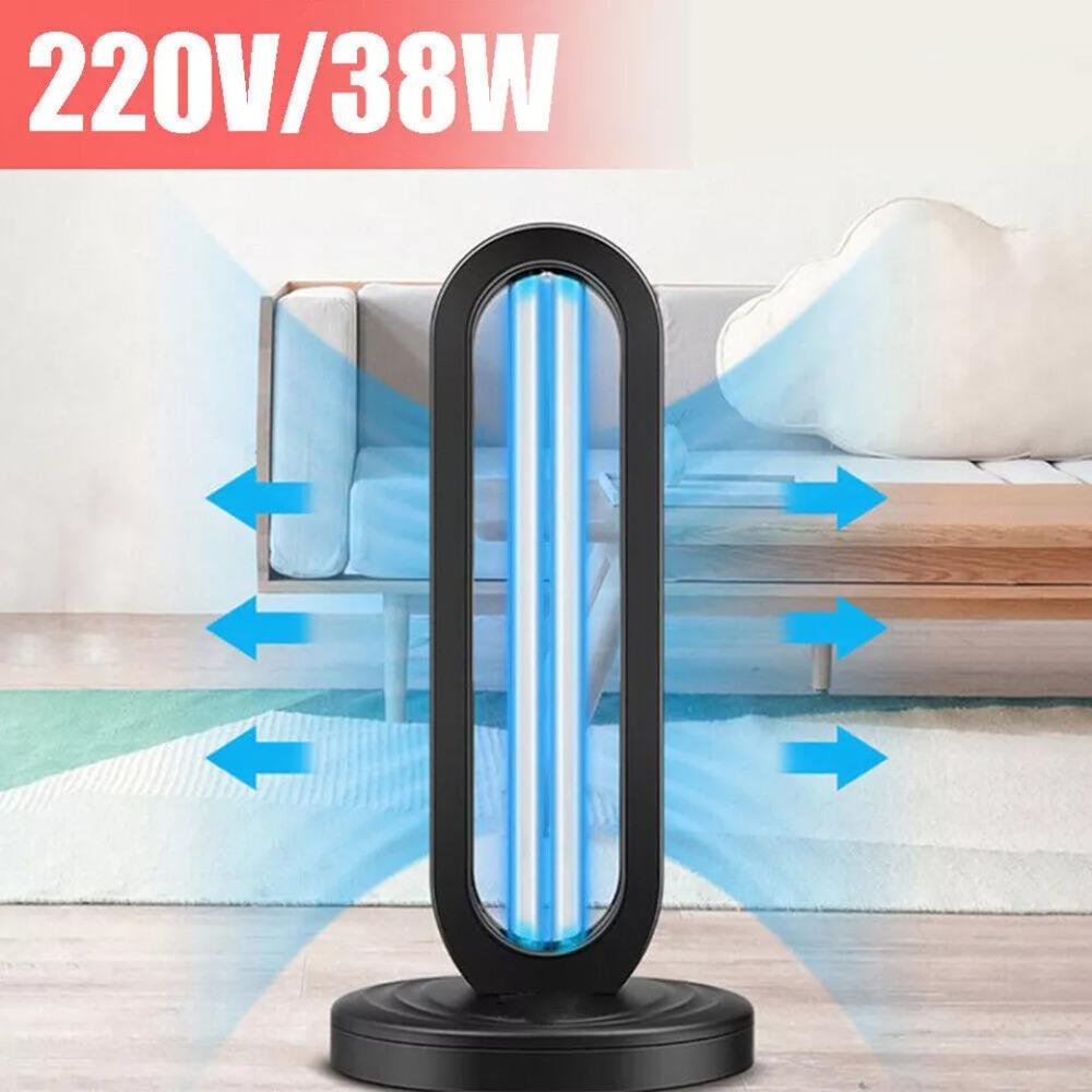 EU/UK Plug Germicidal Lamp Light Large UV Light Portable Quartz Light