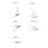 Golden Bird Wall Decoration Background Wall Simulation Bird Suspended Structure Pendant Hanging Decoration Home Decoration