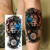 1 Sheet Bravery Tiger Temporary Tattoos For Men Adults Women Waterproof Fake Tattoo Sticker Disposable Washable Tatoo Decoration