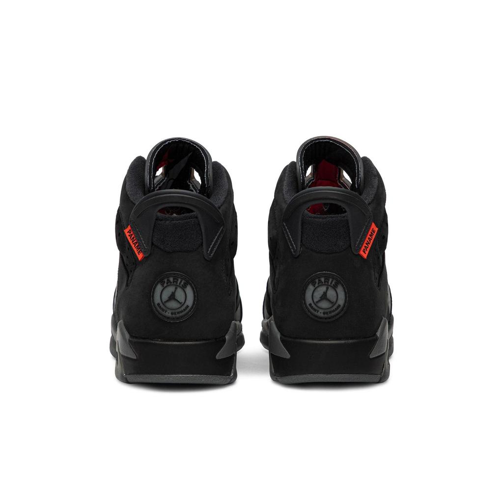 Paris Saint-Germain Air Jordan 6 Retro BG 'Iron Grey' (Unisex) Iron Grey / Infrared 23-Black Kids' Basketball Shoes CN1078 001
