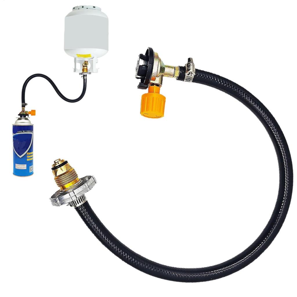 Universal Propane Adapter Hose Connect 1 Lb Small Appliances To Large Tanks Compatible With Portable Heaters