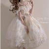 Flower God Flora Lolita Dress Embroidered Flower Wedding Dress Gorgeous And Sweet JSK Dress