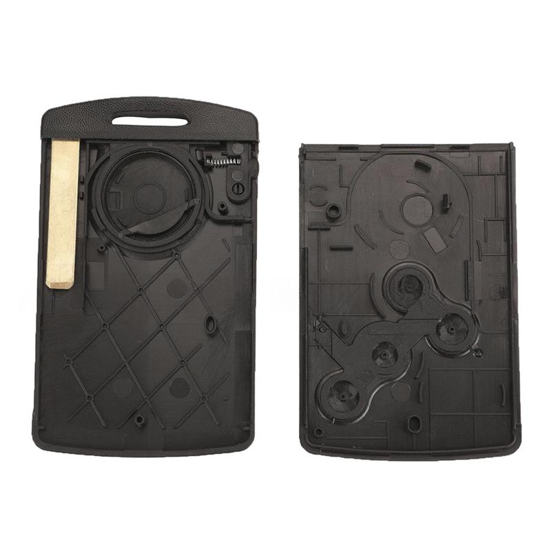 1 Stuk Zwarte Afstandsbediening Auto Sleutelbehuizing,Voor Renault Laguna/Megane/Scenic/Clio/Captur/Koleos 2009-2016(Alleen passend voor sleutel met 4 knoppen)