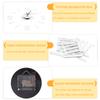 Frameless DIY Wall Clock 3D Mirror Wall Clock Mute Wall Stickers for Living Room Bedroom Home