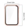 PC Watch Case Watch Screen Protector with Tempered Glass Anti-Fall Anti-Scratch for Samsung Galaxy Fit 3 SM-R390