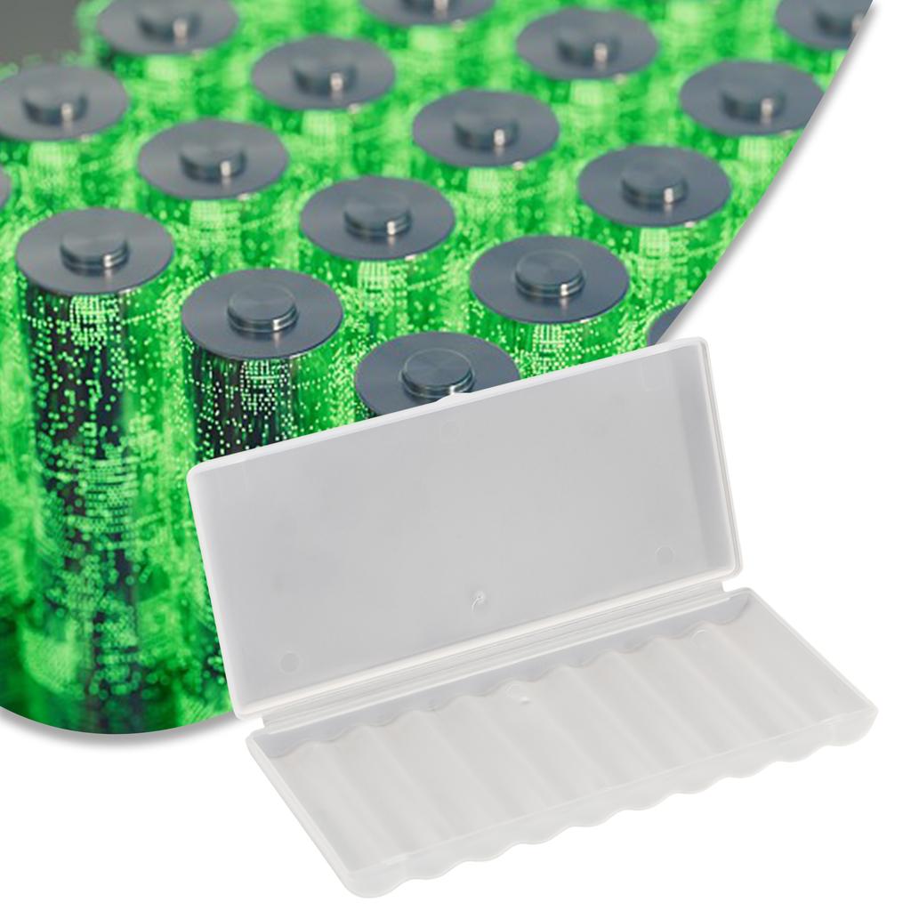 10pcs Battery Plastic Protecting Case Cover Holder AA/AAA Battery Storage Box Container Organizer For 4xAA 5xAAA Batteries Parts