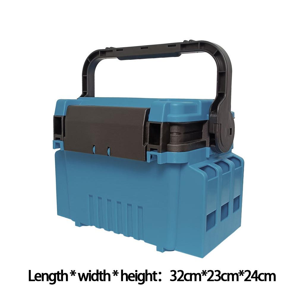Lure Fishing Box, Lure Bait Box, Outdoor Multi-functional Double-layer Fishing Accessory Storage Box, Lure Fishing Box