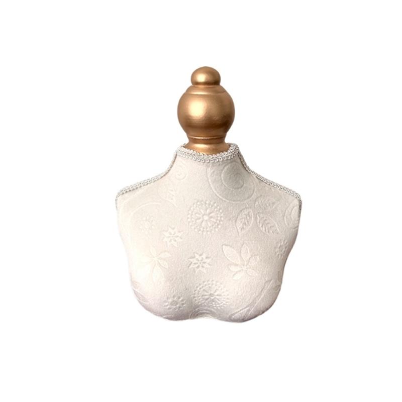 Velvety Jewelry Necklace Display Stand Dustproof Surfaces Secure Base For Necklace Storage And Exhibition