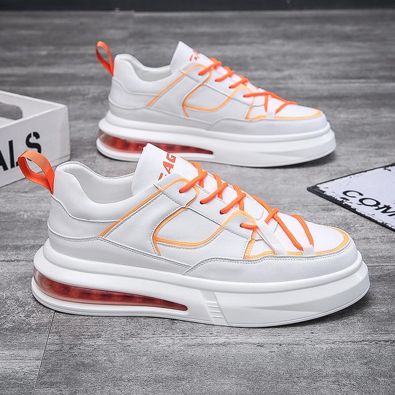 Men's shoes spring and autumn casual shoes trendy versatile fashion trendy shoes air cushion flat heel shoes color matching entity Wenzhou factory