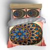 Mandala Pattern Wall Art Set Multiple Sizes Kid'S And Adults' Bedroom Exquisite 3Pc Bedding Set, Gift
