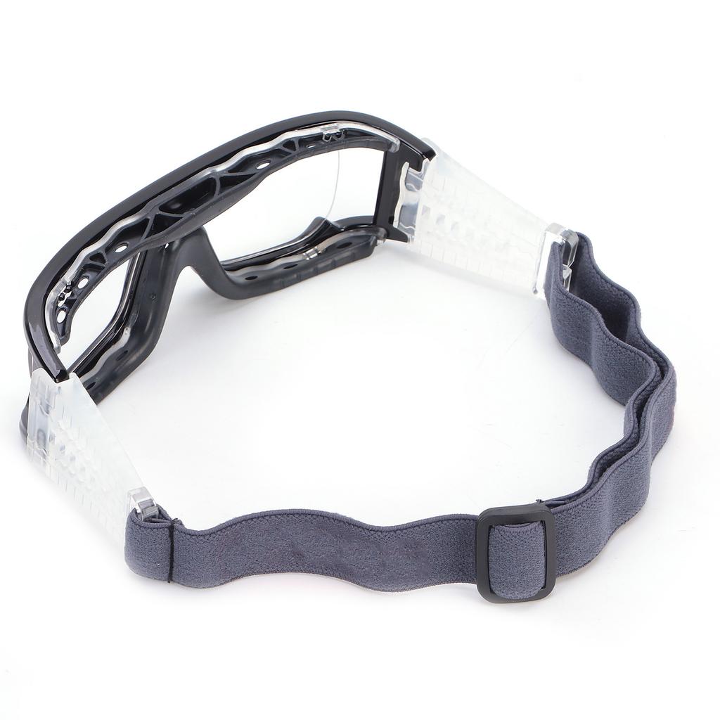 Sportbrille Ultraviolettbeständig Stoßfest Kratzfest Fußball Schutzbrille(Schwarz )