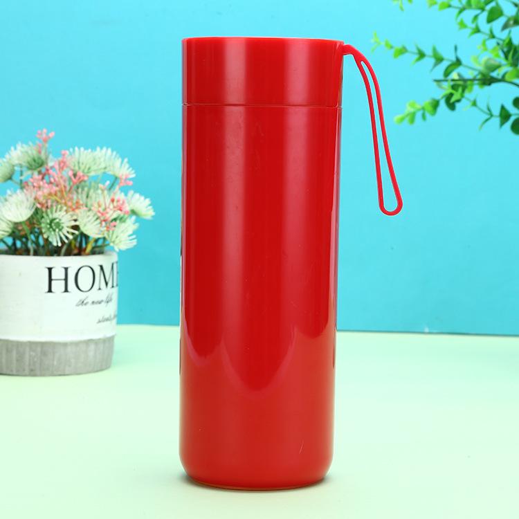 Nové jednobarevné firemní stylové vakuové termosky z nerezové oceli s potiskem loga, kancelářské dárkové kelímky.