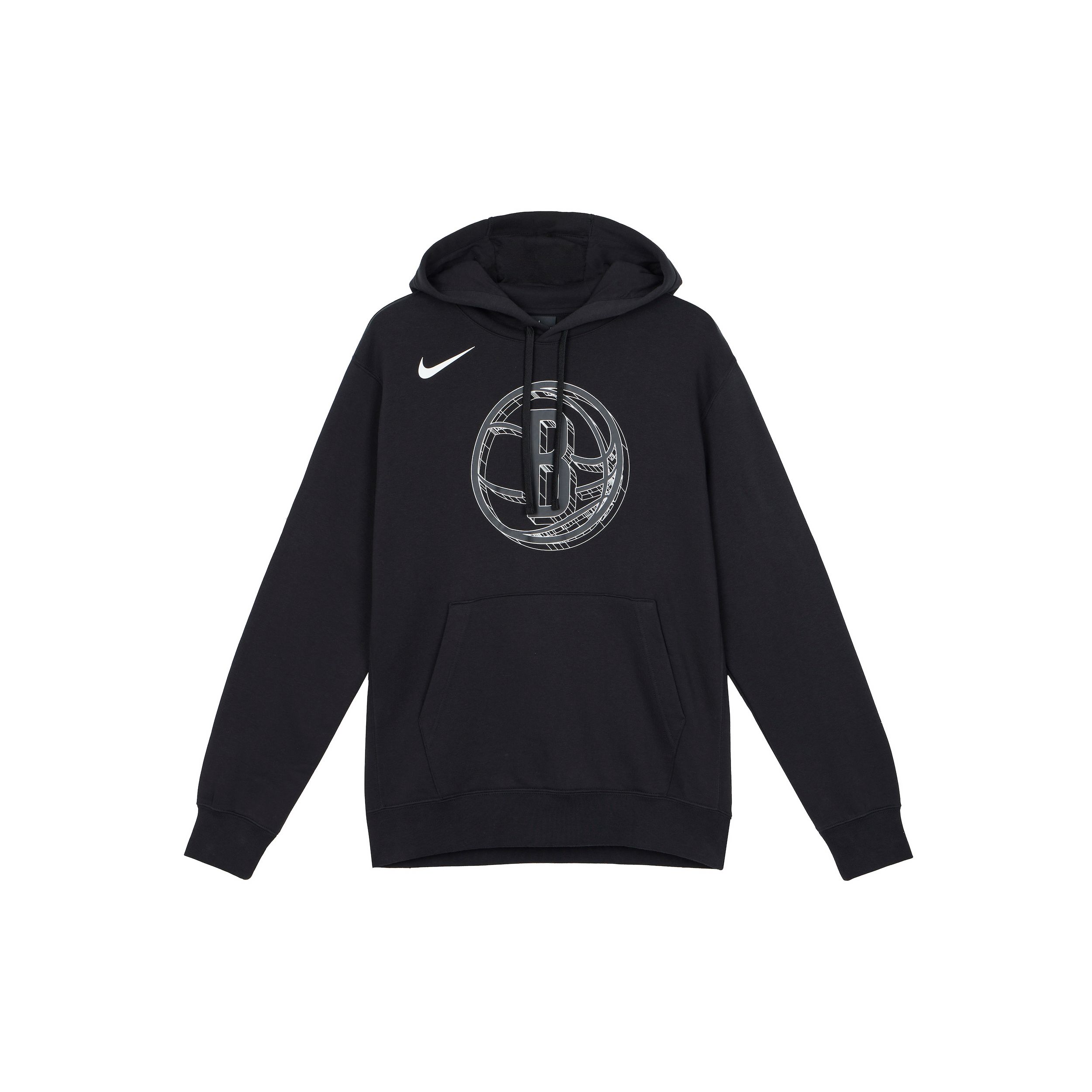 

Nike NBA Player Brooklyn Nets Повседневный спортивный пуловер с принтом, мужские топы с капюшоном, черный DN4985-010 M