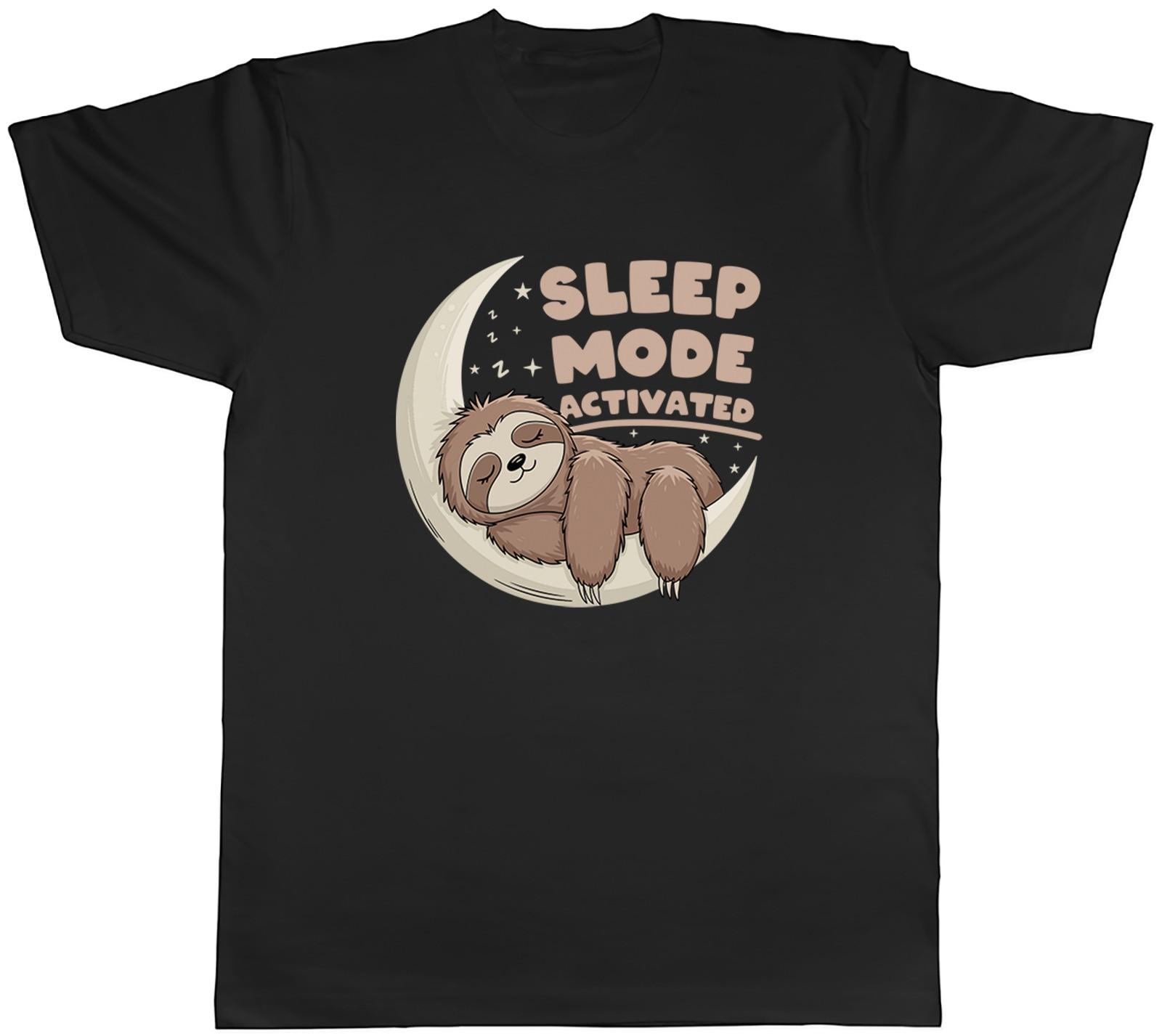 Sleep Mode Activated Sleeping Sloth Funny Mens T-Shirt Tee Gift Top XXXL