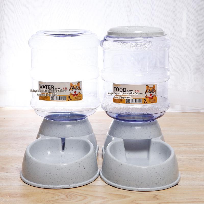 3.8L Automatic Pet Water Dispenser and Feeder for Cats and Dogs