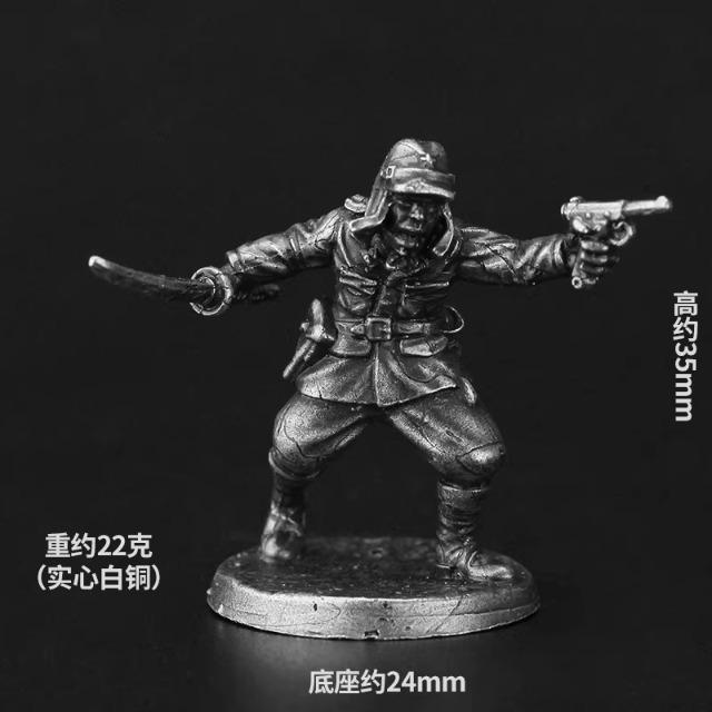 

Metal Military War Army Soldier Model Action Figures Corps Toys Board Game Pieces Car Interior Miniature Ornament Accessories