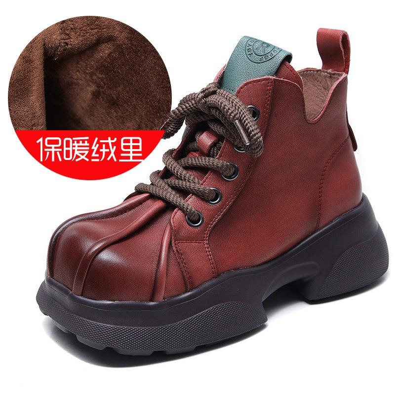 

Женские мотоциклетные ботинки в панк-стиле, с квадратным носком, короткие, из натуральной кожи, женские ботильоны до щиколотки на платформе, женская обувь, ботильоны 40