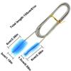 Stainless Steel 61" Pipe Brushes Blue Hose Cleaner Brush Metal Pipe Cleaner Brush  Fish Tank