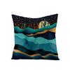 Home Decoration Supplies Landscape Painting Polyester Pillow Cover Home Geometric Abstract Sofa Cushion Cover