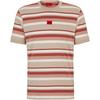 Hugo Mens Diragolino Striped Logo Oversized T-Shirt