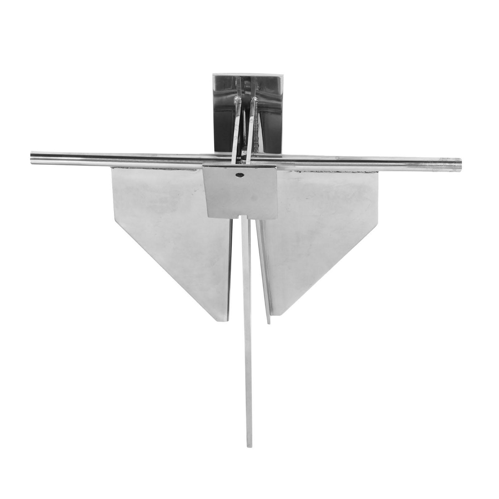 

Boat Anchor Stainless Steel Rust Proof Quick Sink Strong Grip Boat Grapnel Anchor 5kg