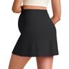 High-Waisted Maternity Support Skirt - European & American Style, Elastic Hem, Anti-Exposure Short Skirt