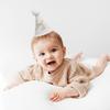 Boho 1/2 Birthday Hat For Babies, Handmade Boho Style Half A Year Old Birthday Crown, Neutral Color, Unisex
