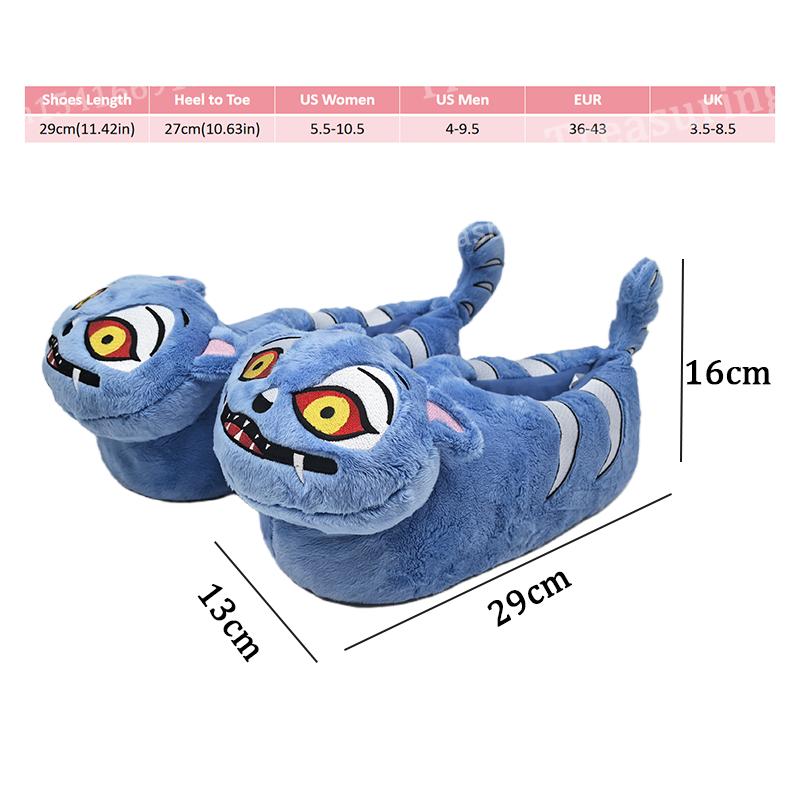 New Demon Tiger Plush Toy Hunters Kpop Soft Toy Blue Tiger Plushie Doll K Pop Stuffed Plushie Toy Christmas Birthday Gift
