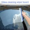 Soft Silicone Car Window Hand Squeegee Nonscratch Auto Glass Water Wiper Drying Scraping Cleaner Scraper Tool