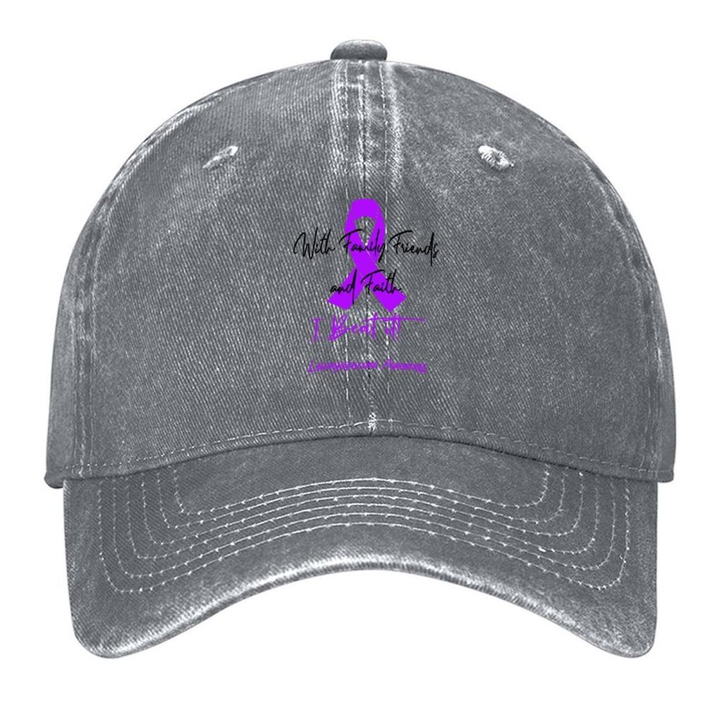 2026 Leiomyosarcoma Warrior - With Family, Friends, And Faith - I BEAT IT! Baseball Cap Cute New In Hat Sun Hats For Women Men's
