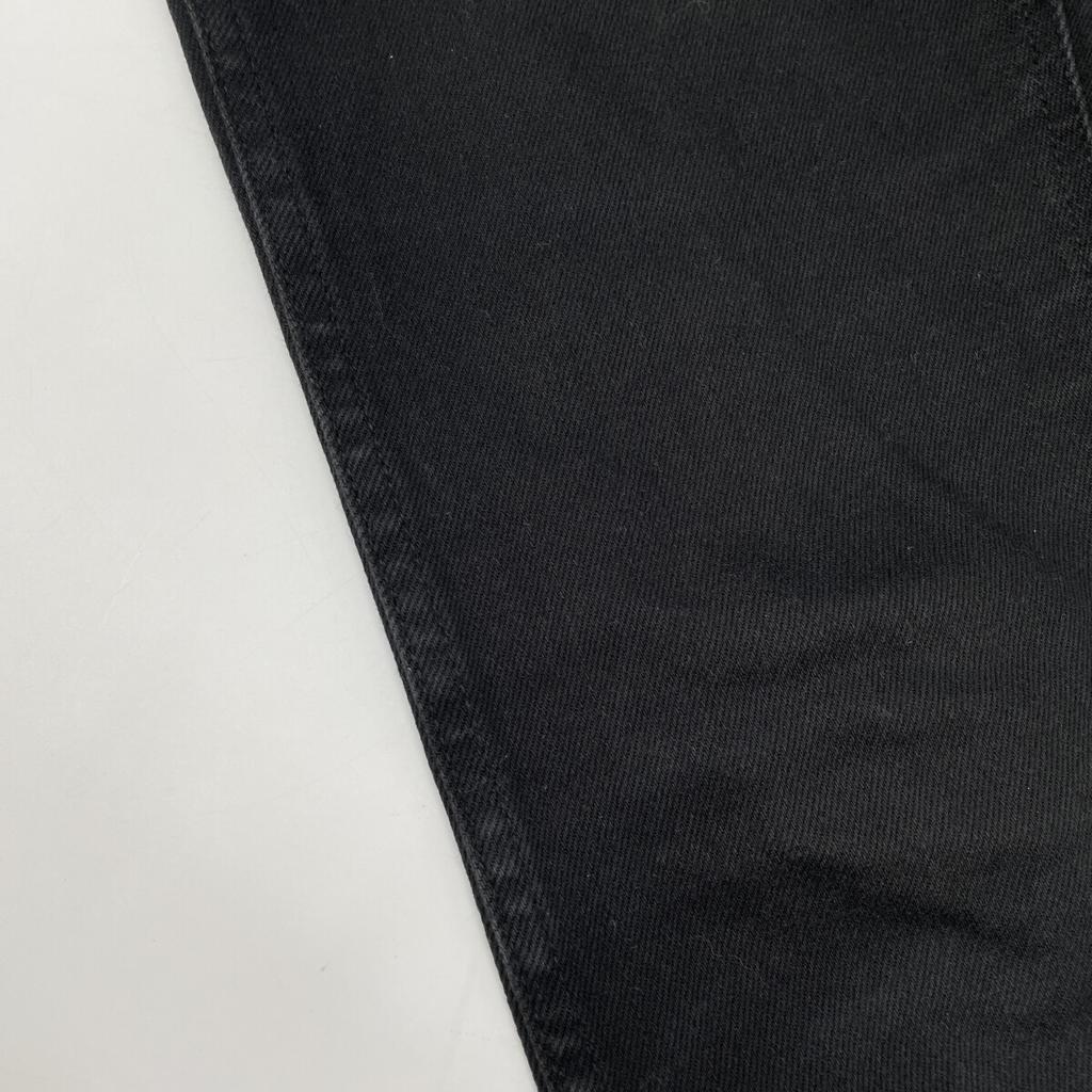 Celine EDITORIAL W SK 001 N012 786D 38NJ Black Cotton Denim Pants Bottoms 27 blackUsed