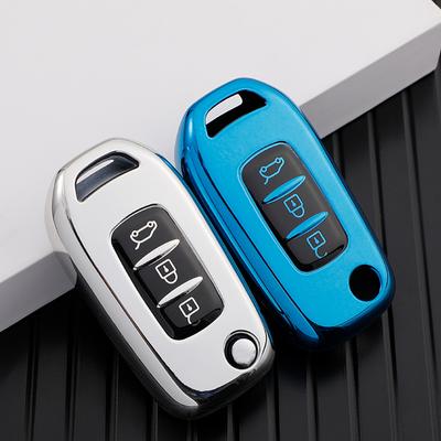 TPU Auto Klappschlüssel Hülle Schlüsselanhänger Schutz für Renault Kadjar Captur Megane Sandero Stepway Logan Clio 5 Arkana 2020 2021