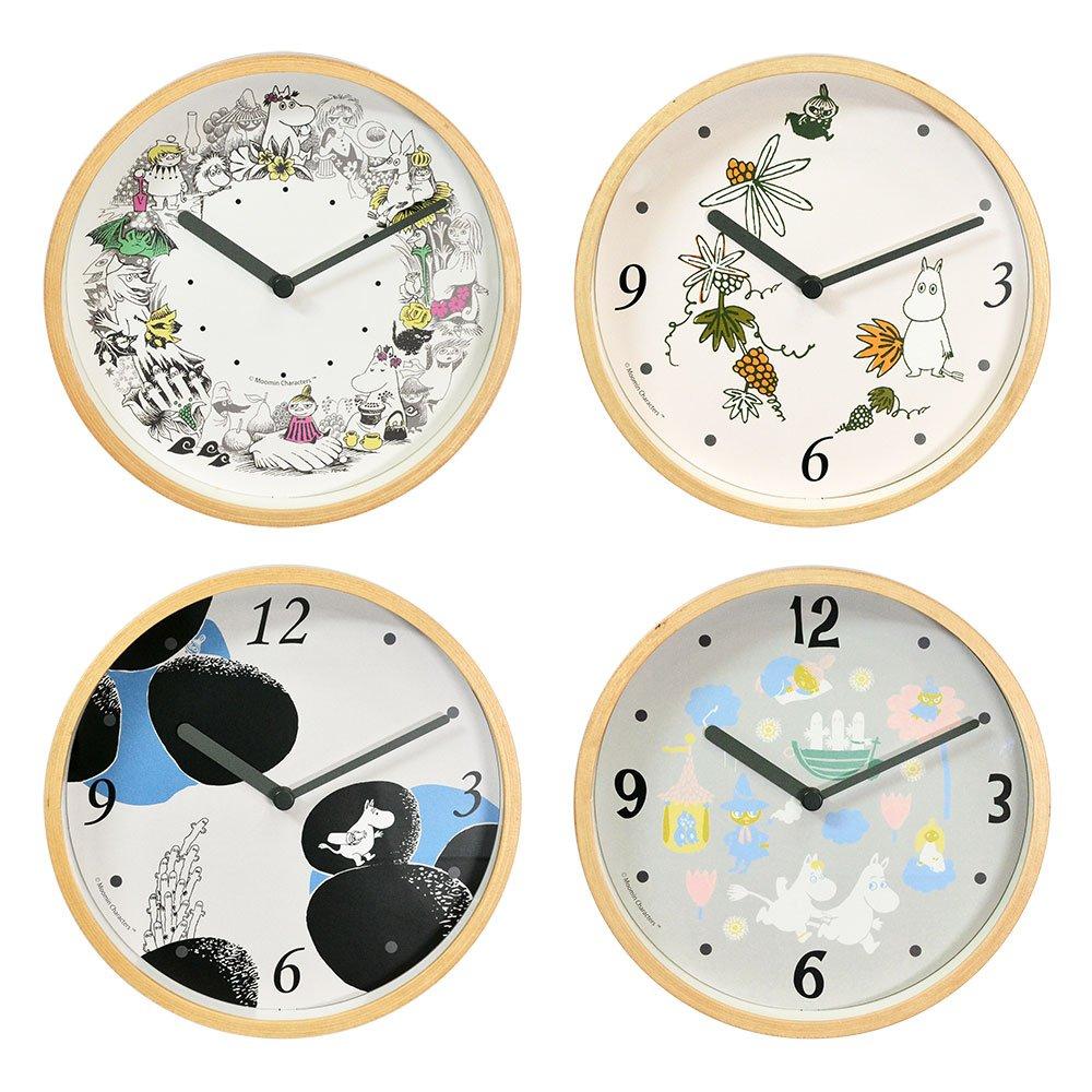 Moomintimepieces Moomin Wall Clock Wreath Color MTP030018