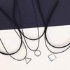 Gothic Lolita Punk Triangle Choker Necklace Black Velvet Steampunk Tattoo Necklaces Torques Jewellery Clavicle Colar Bijoux