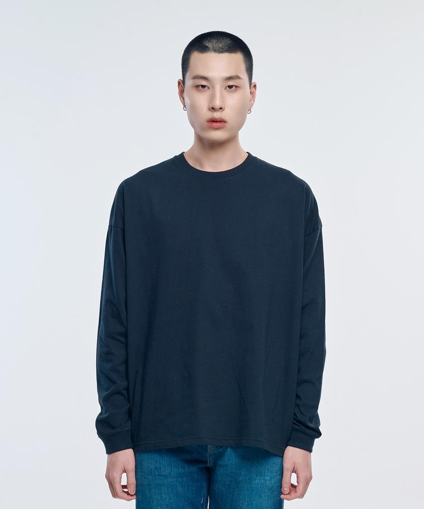 Yunaitideuaeseul Oversized Long Sleeve T-Shirt_Black