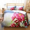 Spring Flowers King Queen Duvet Cover Colorful Floral Bedding Set Cherry Blossoms Quilt Cover 2/3pcs Polyester Comforter Cover