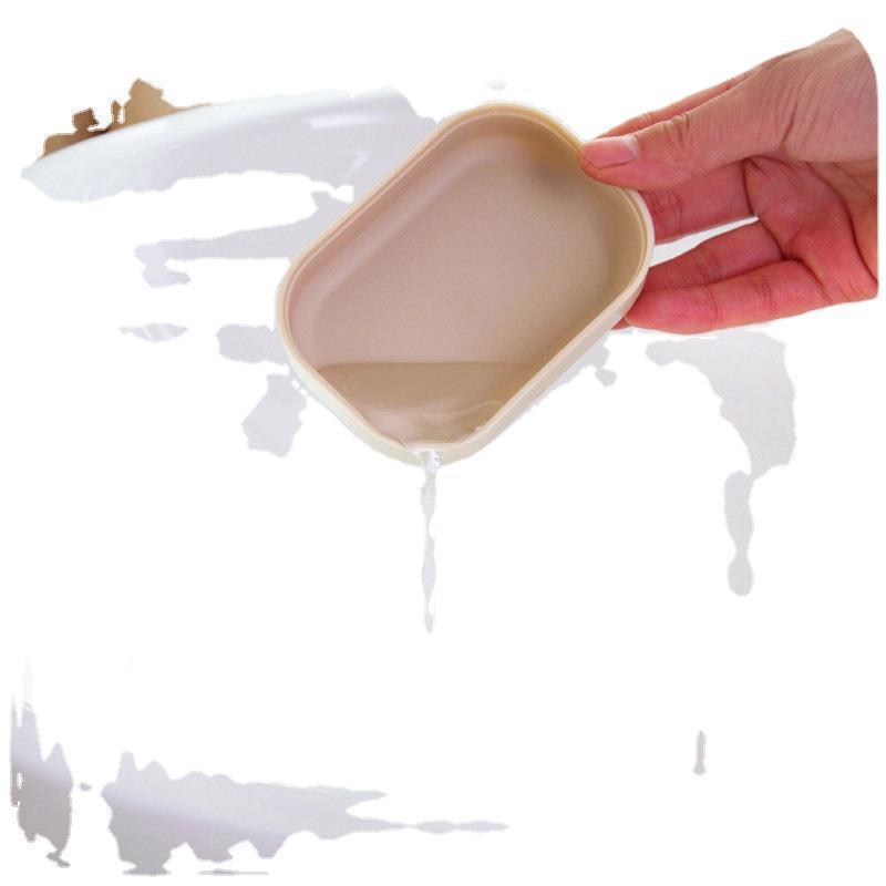 Travel-Friendly Double-Layer Soap Dish with Drainage