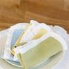 100% Flax Linen Cocktail Napkin Table Napkin with Color Border for Wedding Party Anniversary Celebration Coffee Shop