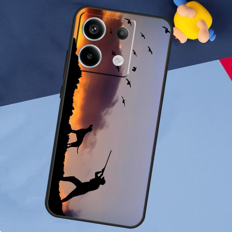 Bird Duck Hunting Sunset Case For Xiaomi Redmi Note 13 12 11 10 9 8 Pro 12S 11S 10S 9S 10A 9C 10C 12C 13C Back Cover